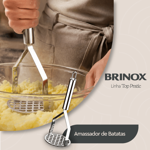 Amassador de Batatas Brinox Top Pratic 23 cm - foto 2