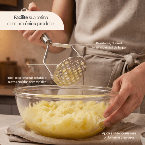 Amassador de Batatas Brinox Top Pratic 23 cm - foto 4