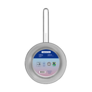 Frigideira Tramontina Ventura Aço Inox com Fundo Triplo 24 cm - foto 1