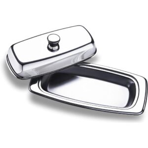 Manteigueira Retangular Brinox Átina Aço Inox - foto 1