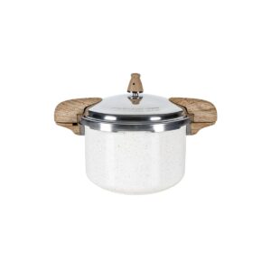 Panela de Pressão Ceramic Life 5,4L Vanilla Indução - foto 1